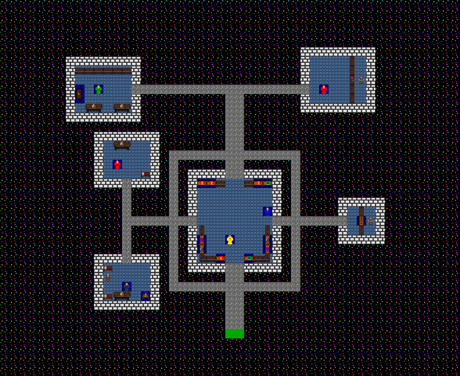 Map of Floating City (restored) with Mizrak marked